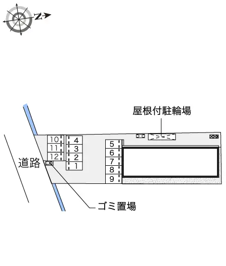 岡山市中区竹田 月極駐車場